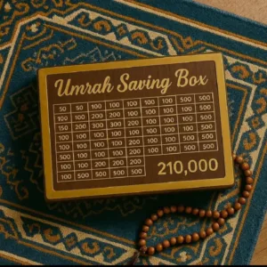 Umrah Saving Box | Small Savings, Big Rewards! Start Now