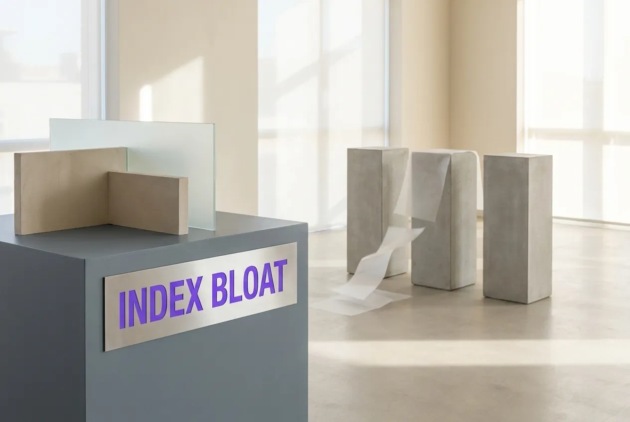 Index bloat and SEO crawl optimization